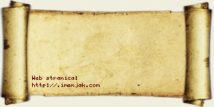 Jana Radanović vizit kartica